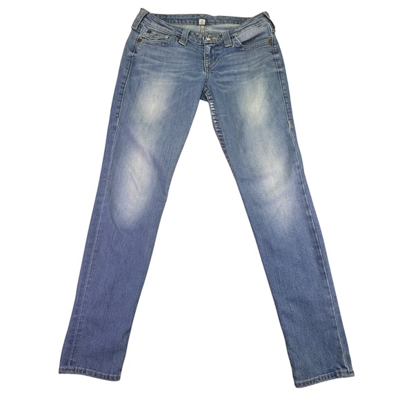 True Religion Denim - True Religion Jeans Women's Size 29 Skinny Joey Super T Blue Wash Denim Western